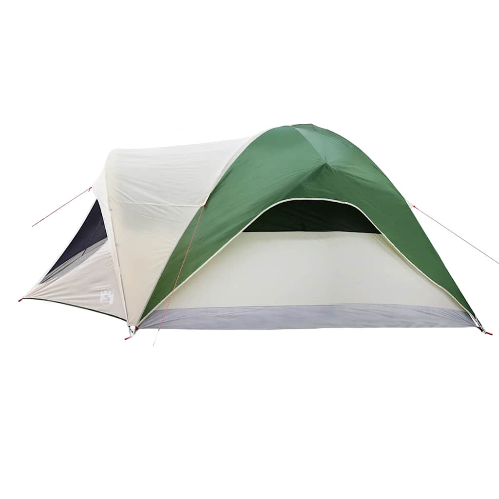 Family tent, green, six-person, waterproof