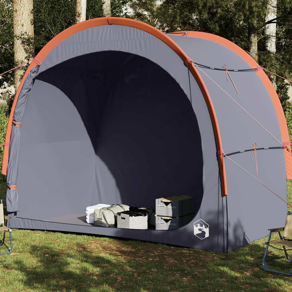 Tent for belongings, grey/orange, waterproof