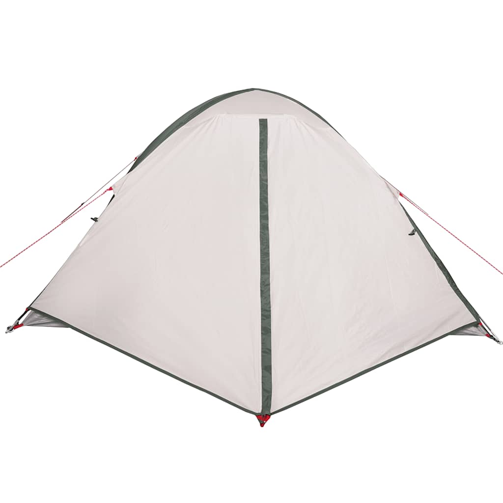 Camping tent, green, two-person, dome-shaped