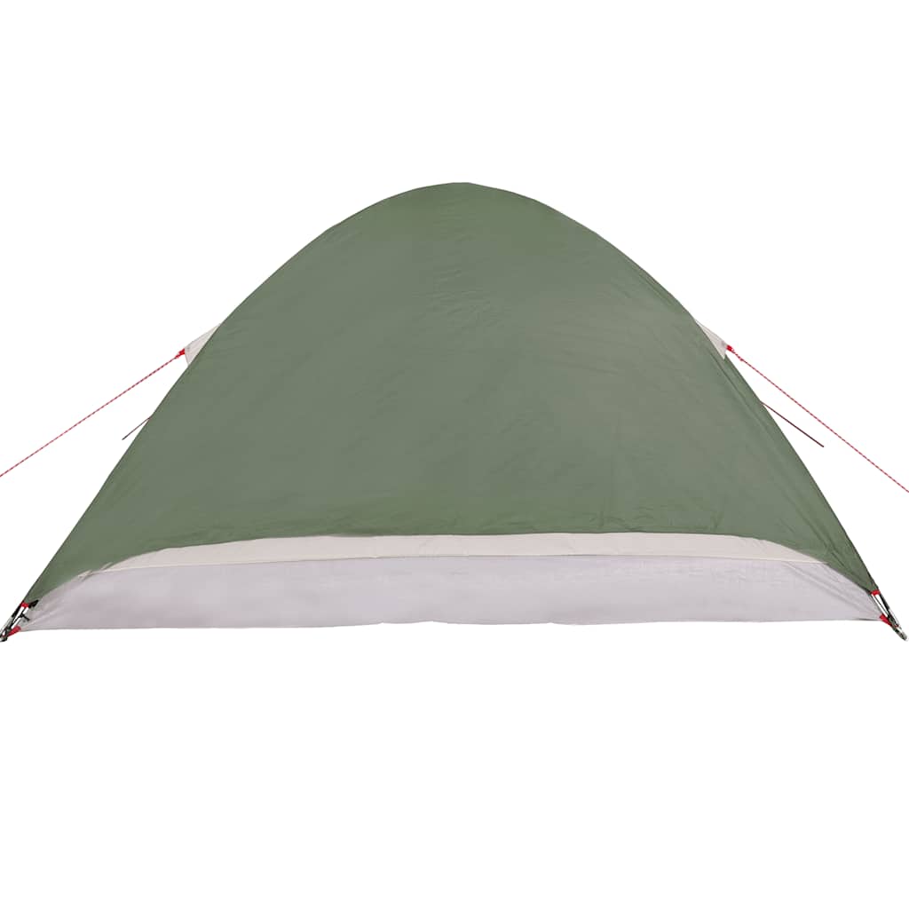 Camping tent, green, two-person, dome-shaped