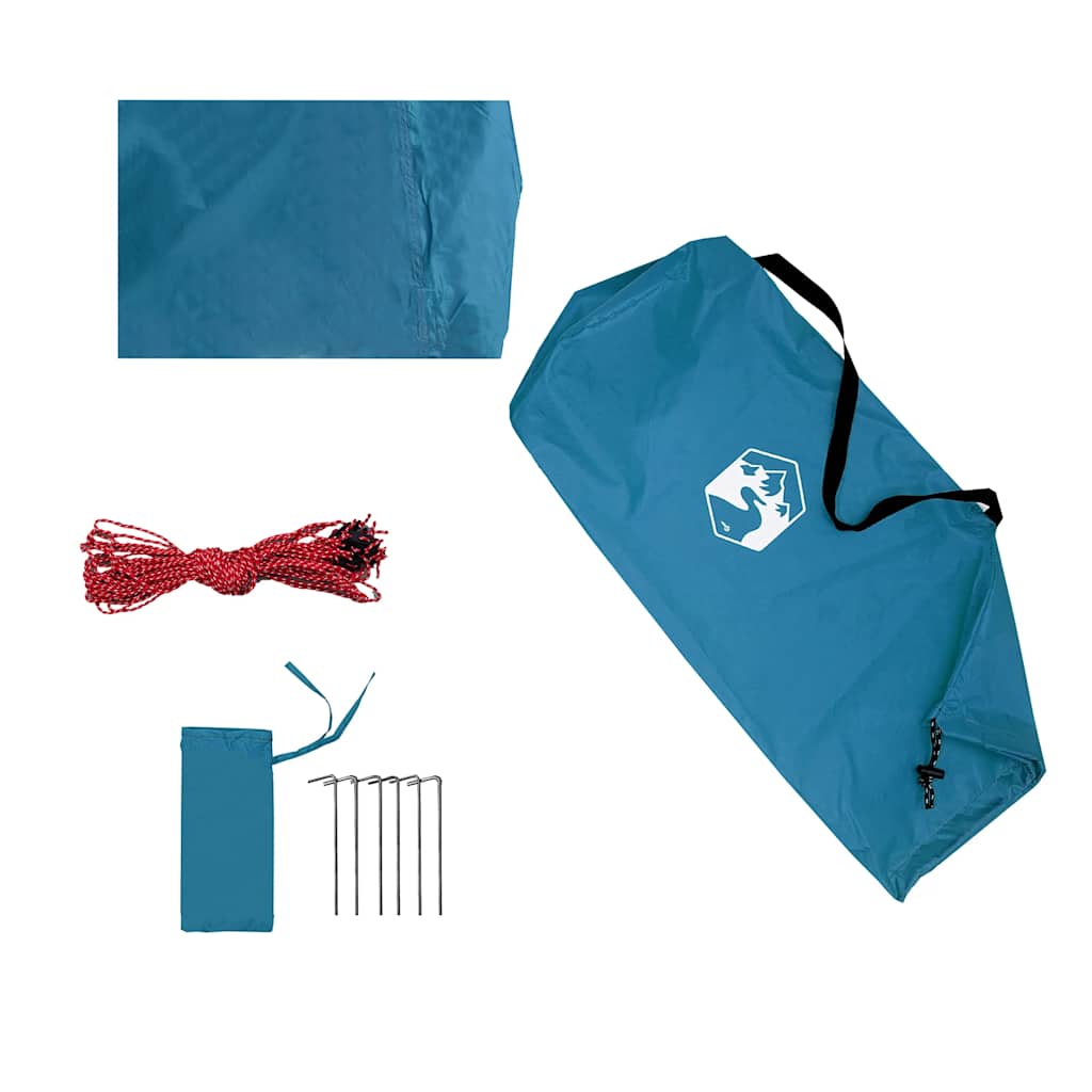 Camping tarp, blue, 300x294cm, waterproof