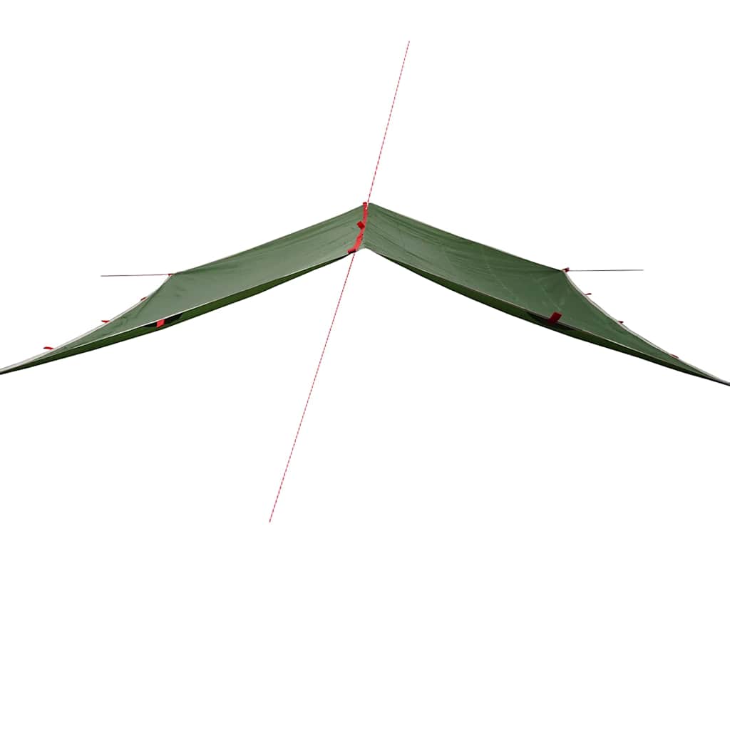 Camping tarp, green, 360x294cm, waterproof
