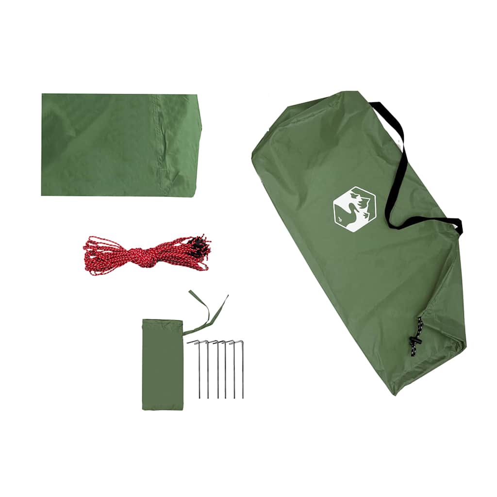Camping tarp, green, 360x294cm, waterproof