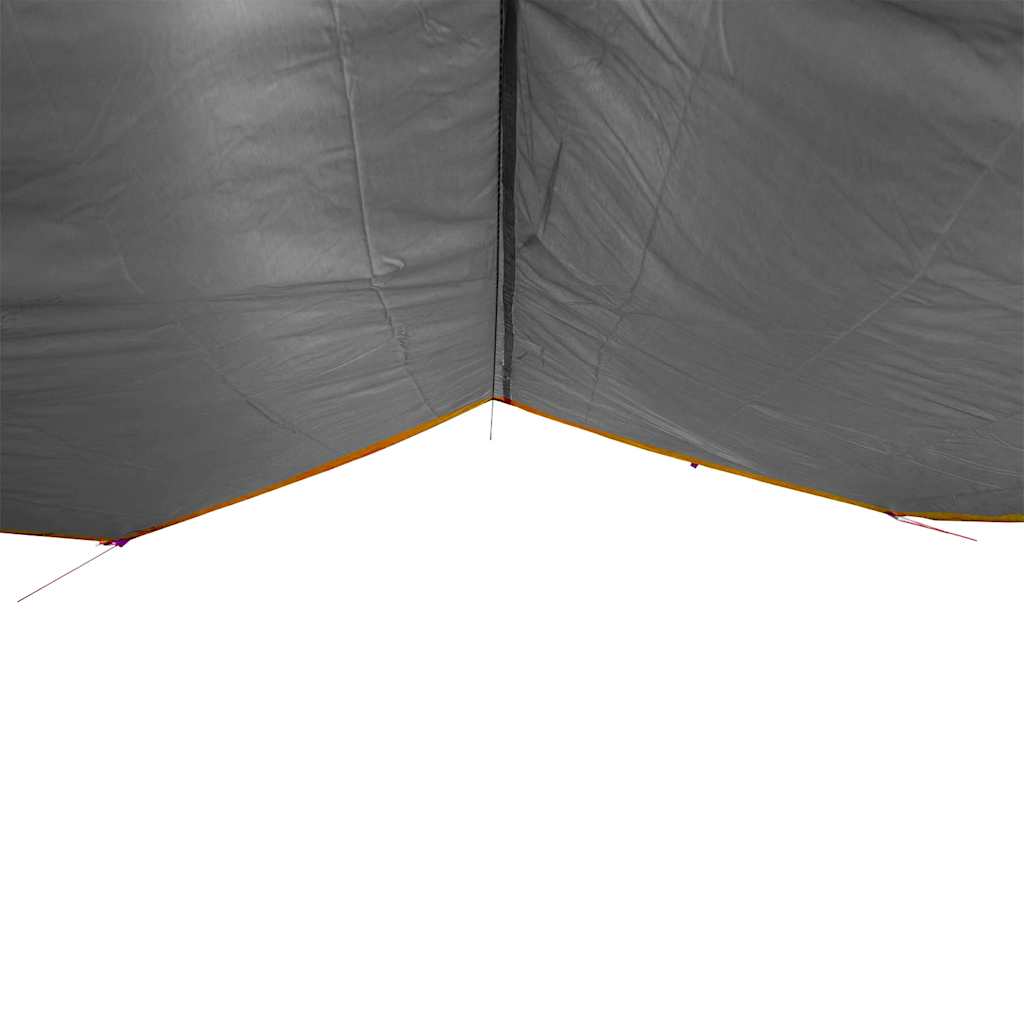 Camping tarp, grey and orange, 400x294cm