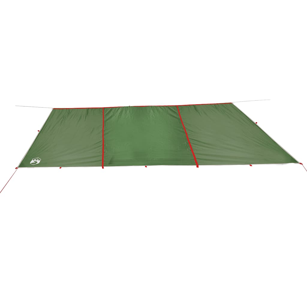 Kempinga tents, zaļš, 420x440 cm, ūdensizturīgs