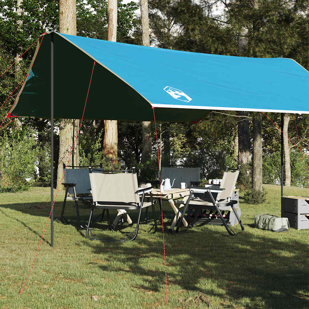 Camping tent, blue, 460x305x210cm, waterproof