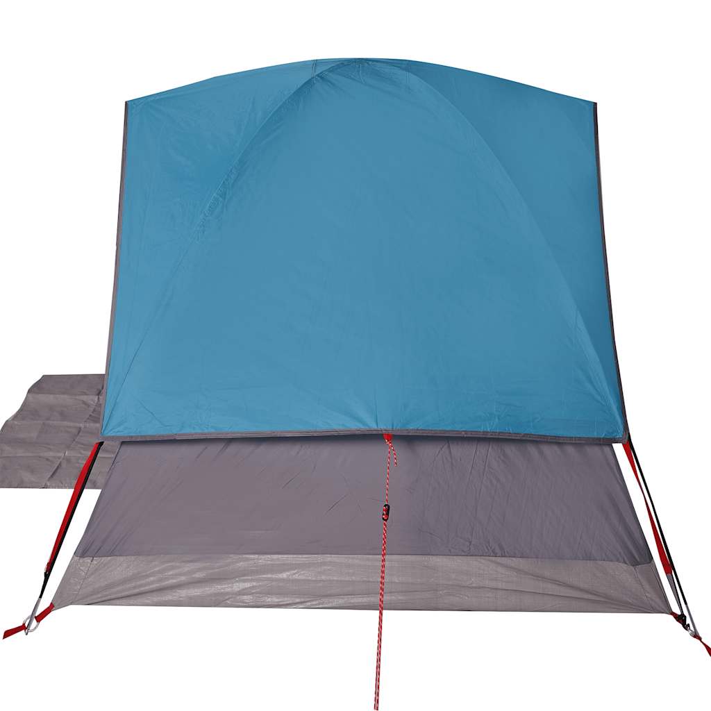 Camping tent, blue, 3-person, dome