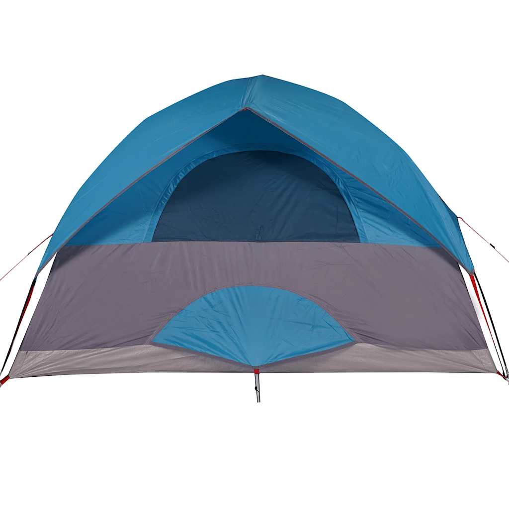 Camping tent, blue, 3-person, dome