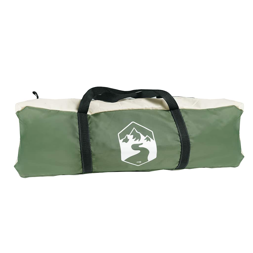 Family tent, green, seven-person, tipi, waterproof