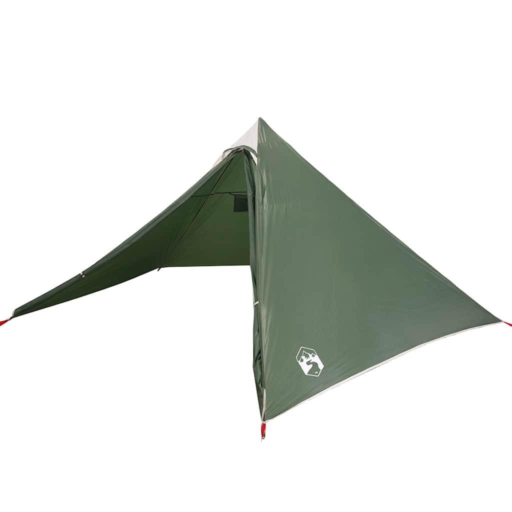 Family tent, green, seven-person, tipi, waterproof