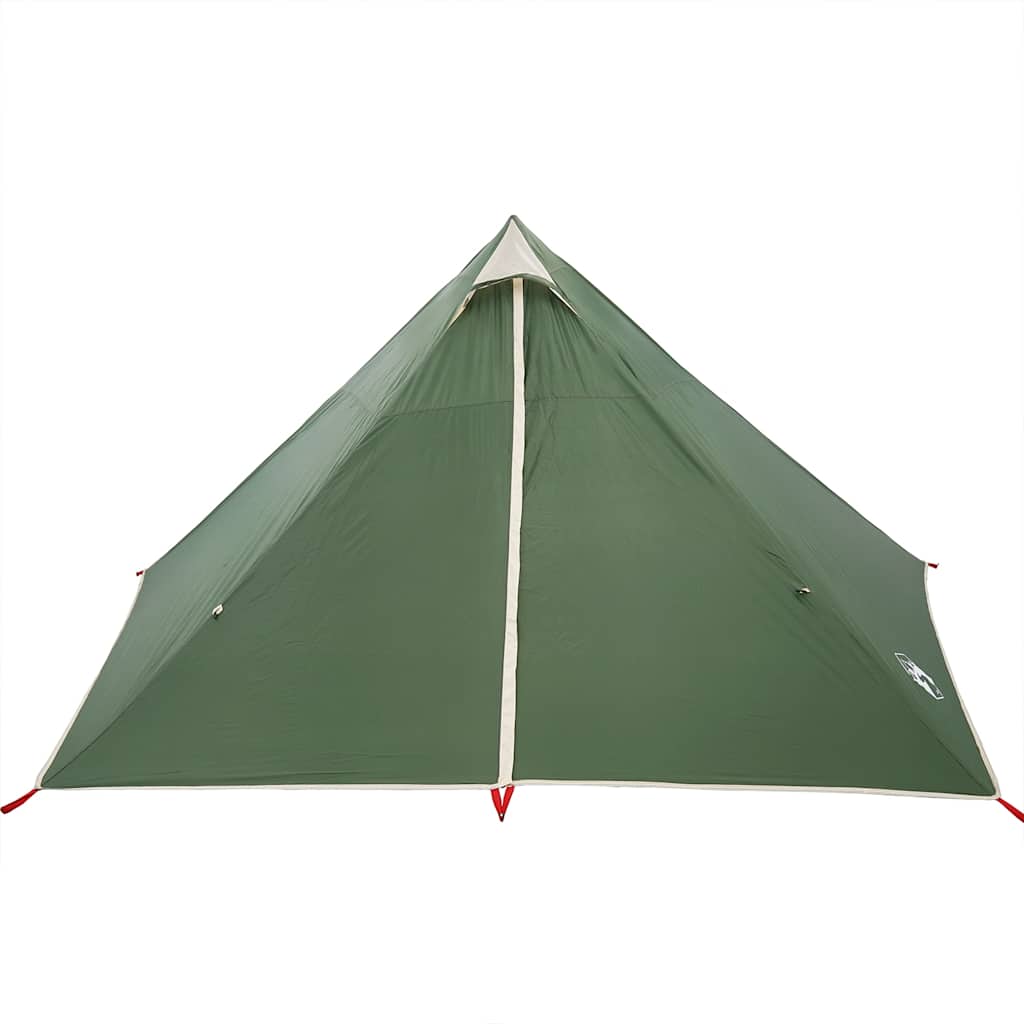 Family tent, green, seven-person, tipi, waterproof
