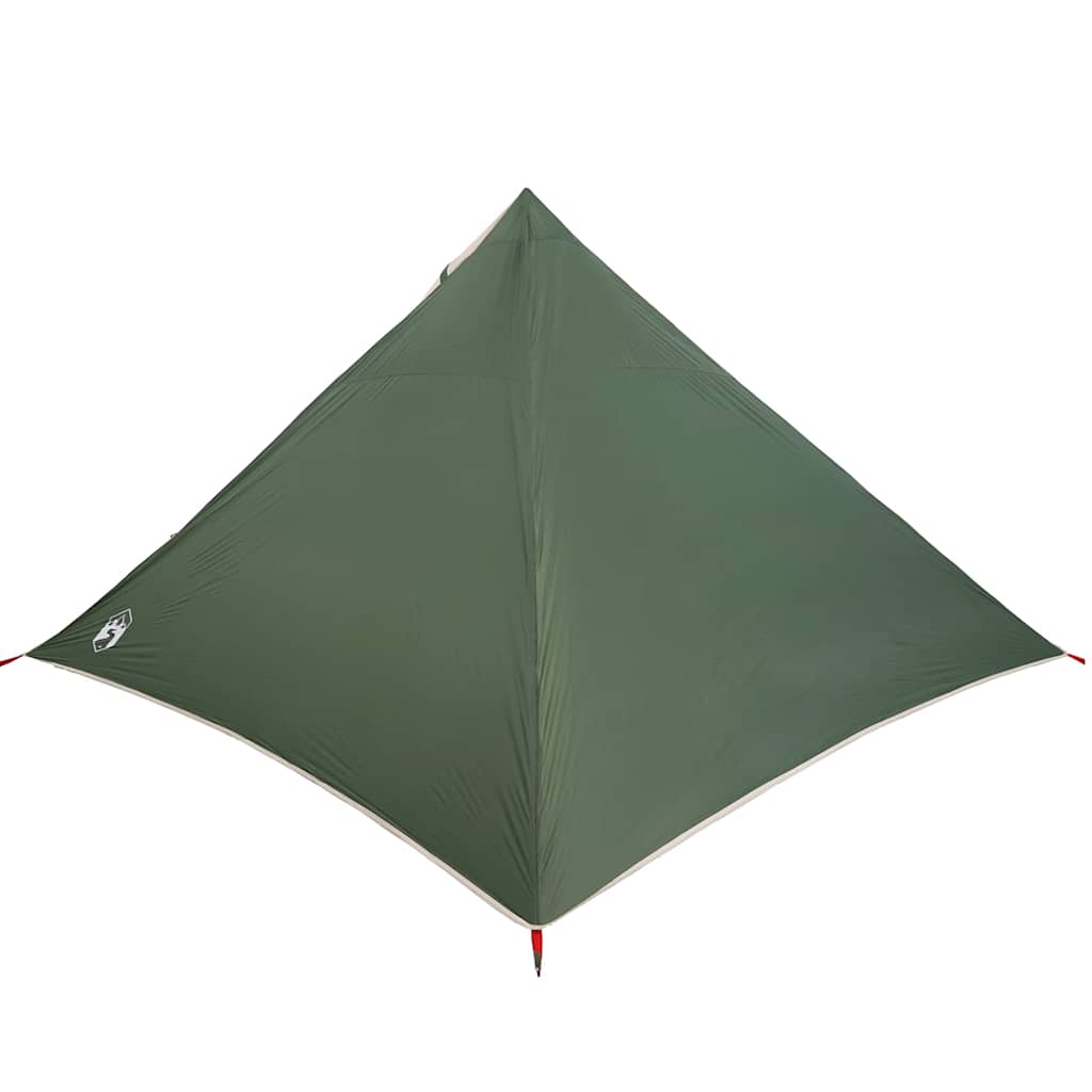 Family tent, green, seven-person, tipi, waterproof