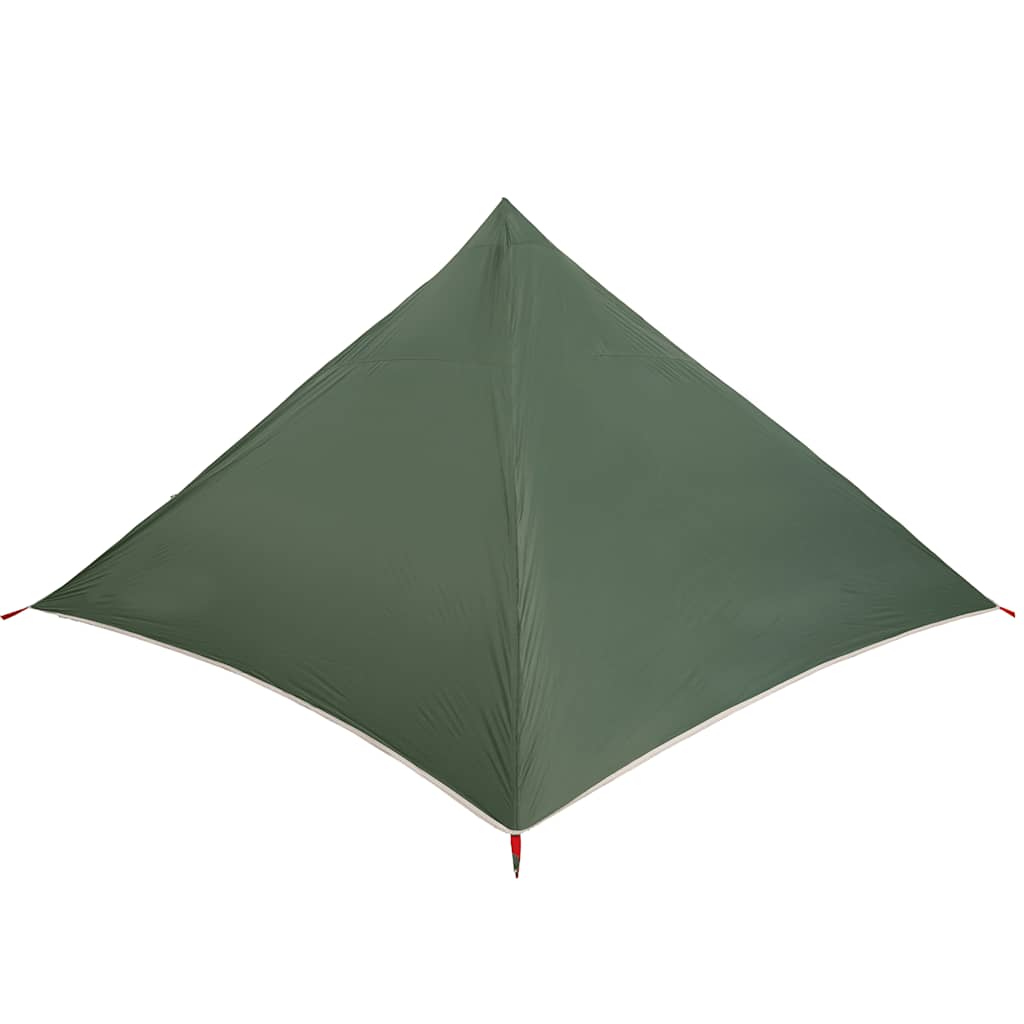 Family tent, green, seven-person, tipi, waterproof