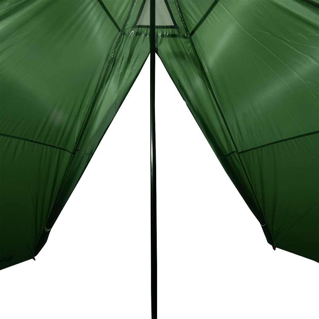 Family tent, green, seven-person, tipi, waterproof