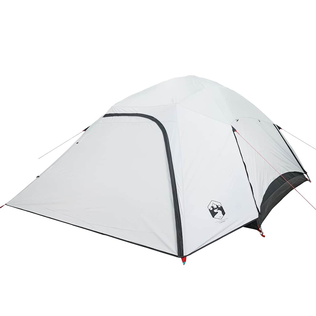 Camping tent, white, four-person, blackout fabric