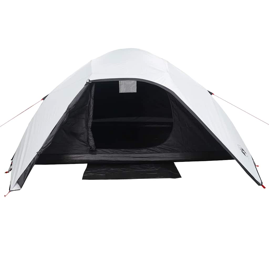 Camping tent, white, four-person, blackout fabric