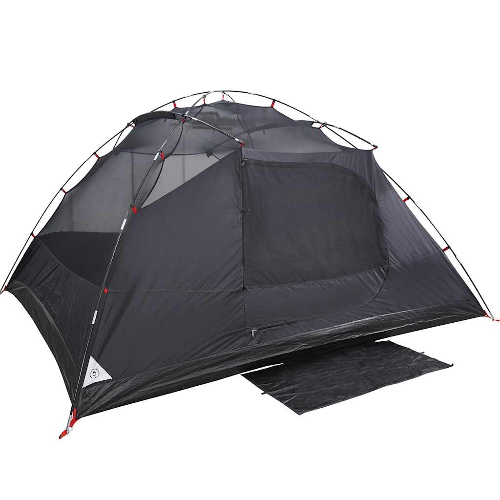 Camping tent, white, four-person, blackout fabric