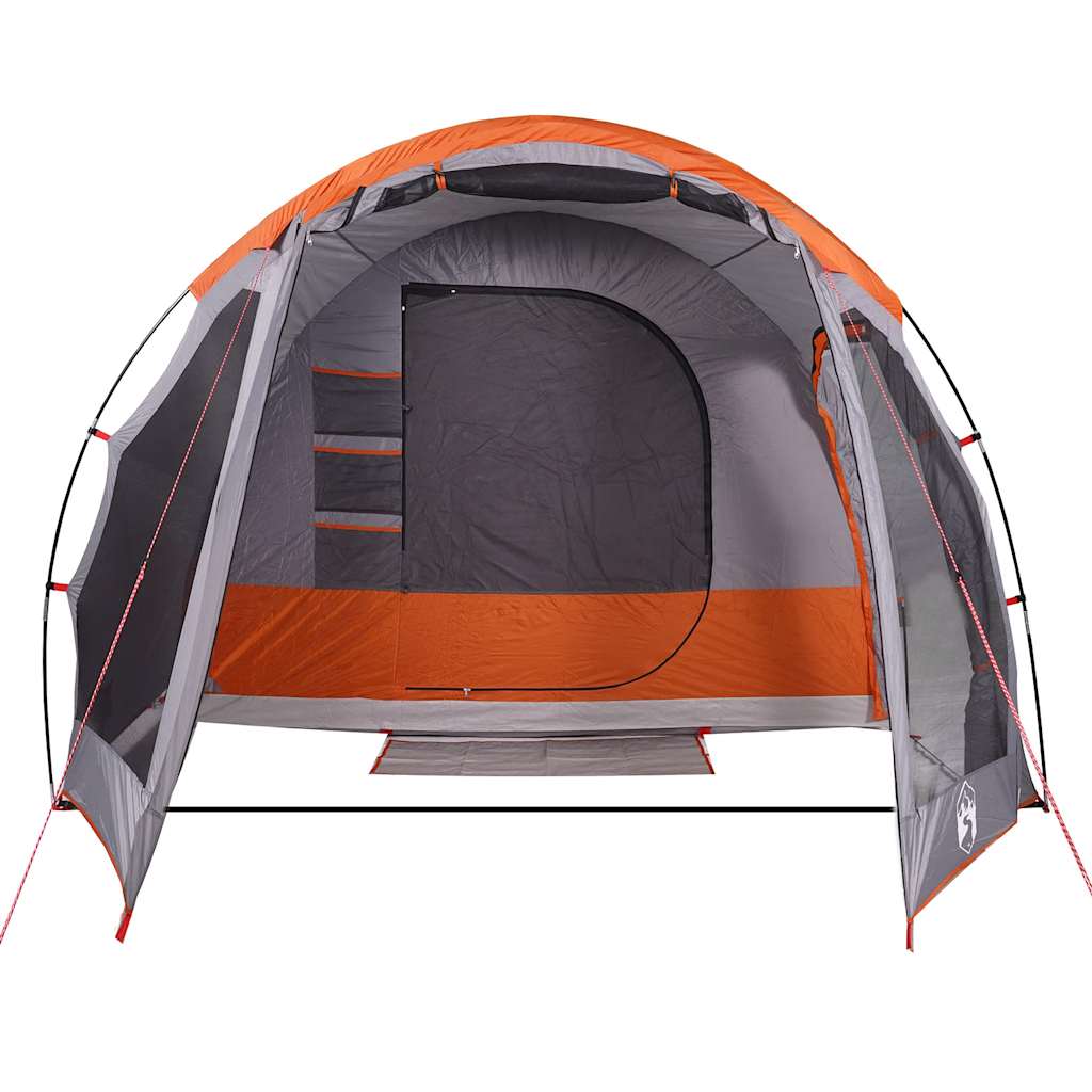 Family tent, grey, six-person, waterproof