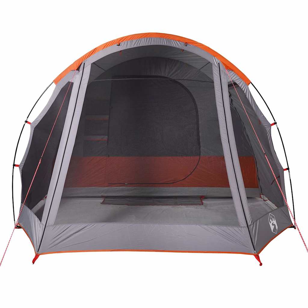 Family tent, grey, six-person, waterproof