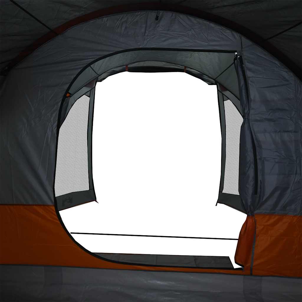 Family tent, grey, six-person, waterproof