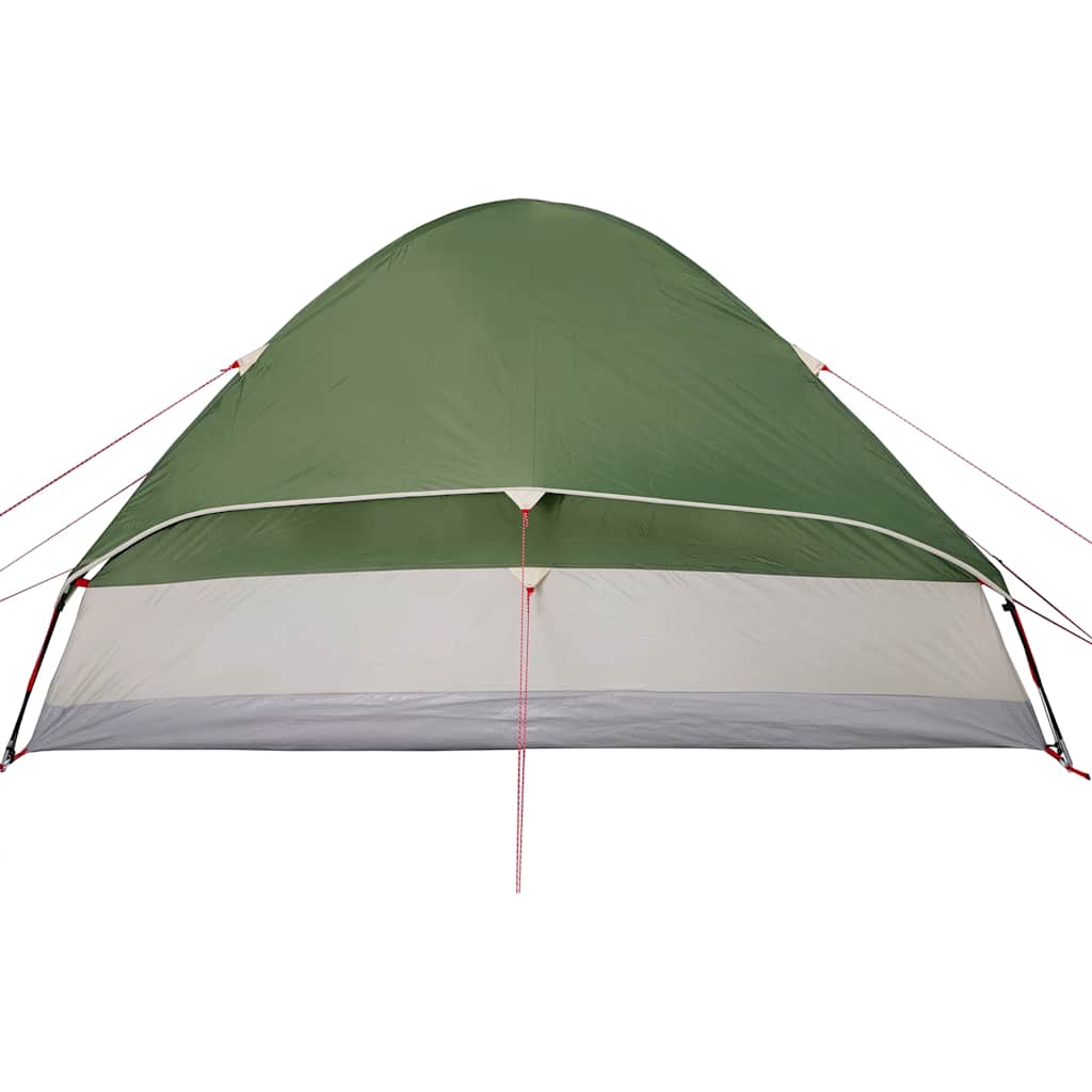 Camping tent, green, two-person, dome-shaped