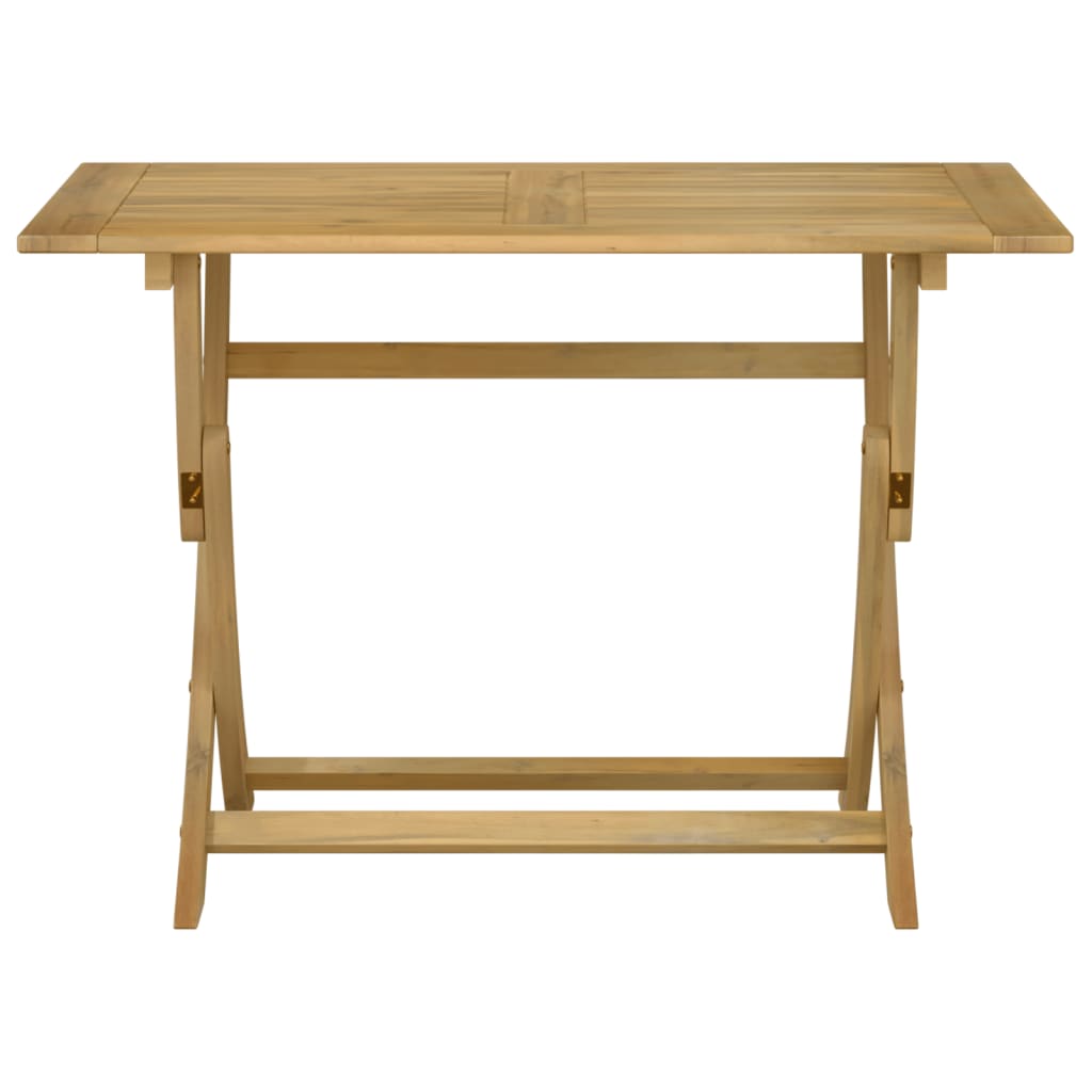 Sulankstomas sodo stalas, 110x55x75cm, akacijos masyvas