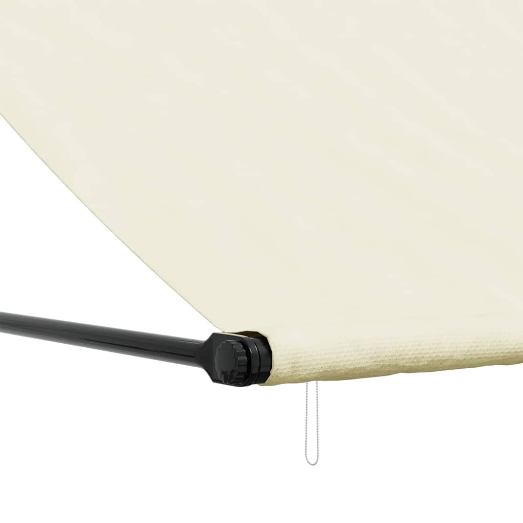Ištraukiama markizė, kreminė, 400x150cm, audinys ir plienas