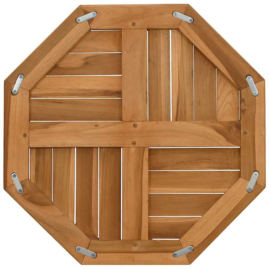 Countertop, 50x50x2.5cm, solid teak, octagonal