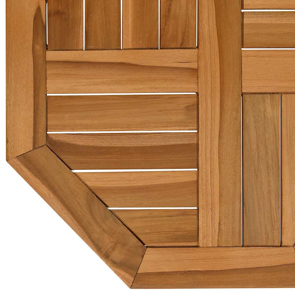 Countertop, 50x50x2.5cm, solid teak, octagonal