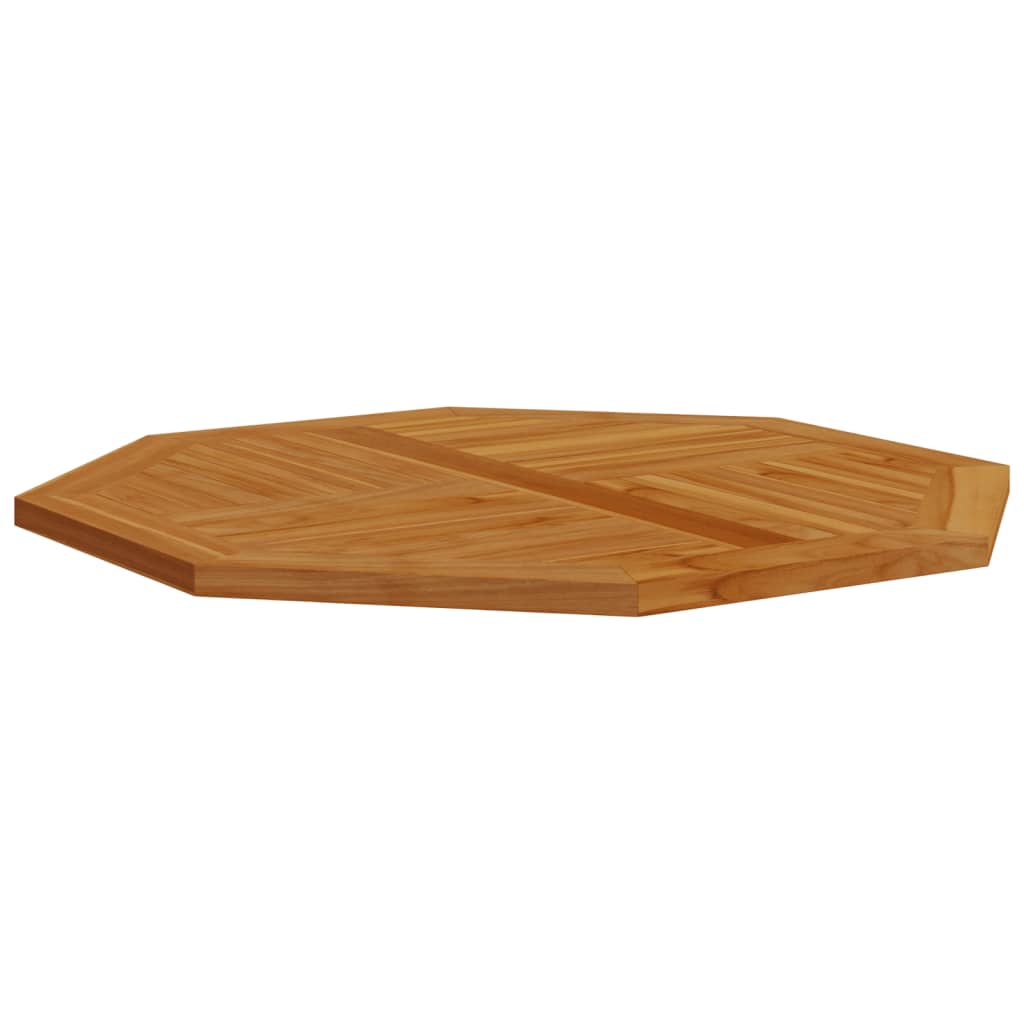 Tabletop, 90x90x2.5cm, solid teak, octagonal