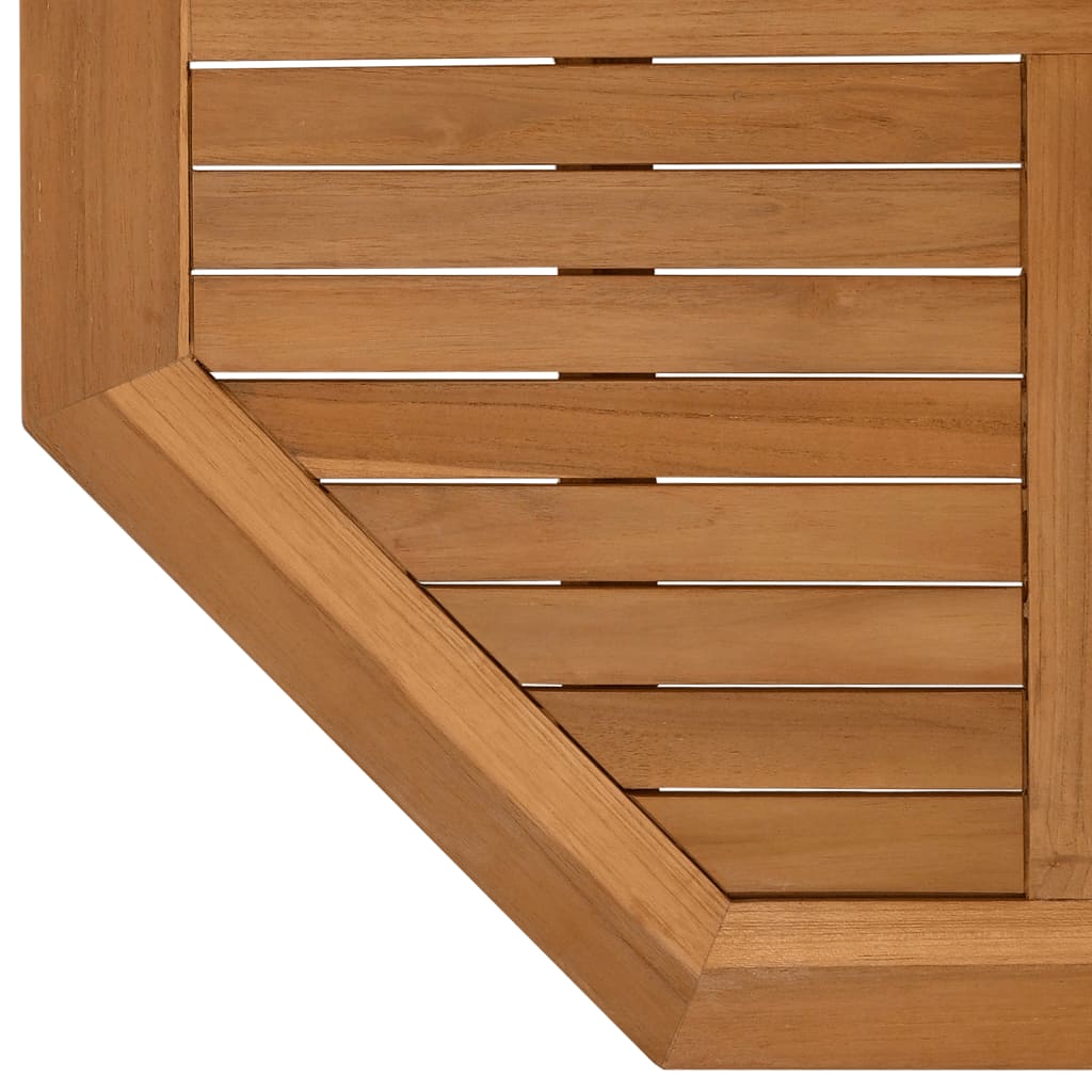 Tabletop, 90x90x2.5cm, solid teak, octagonal