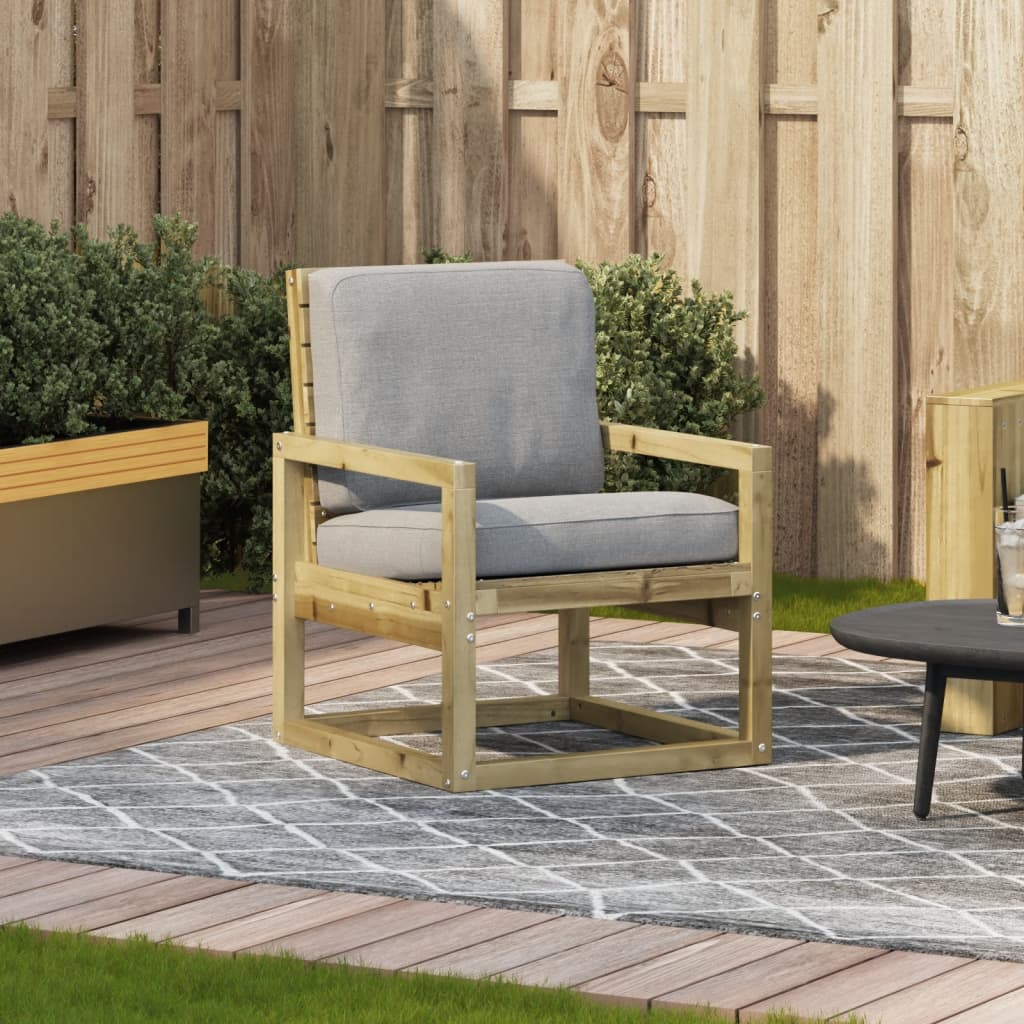 Garden chair, 57.5x63x76cm, impregnated pine wood