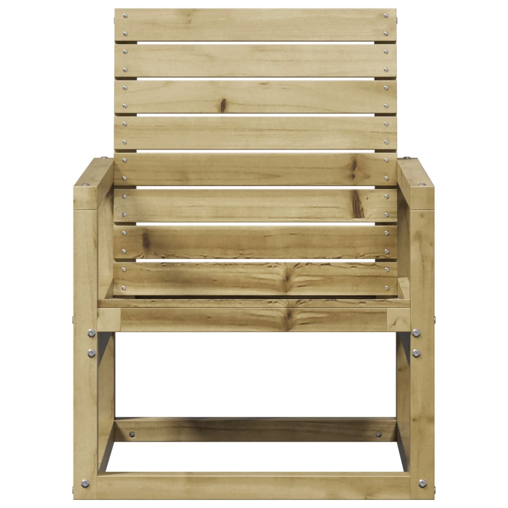 Garden chair, 57.5x63x76cm, impregnated pine wood