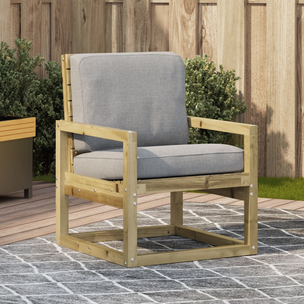 Garden chair, 57.5x63x76cm, impregnated pine wood