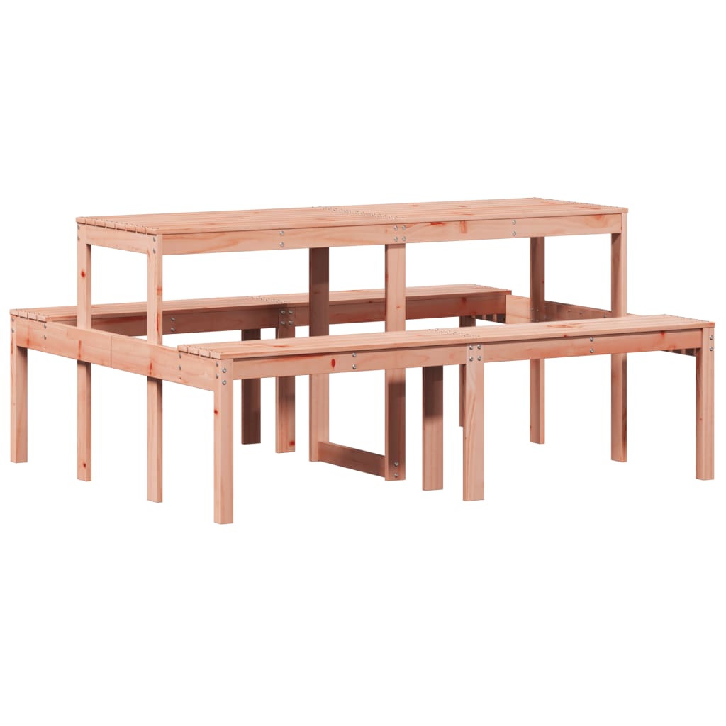 Iškylų stalas, 160x134x75cm, douglas eglės medienos masyvas