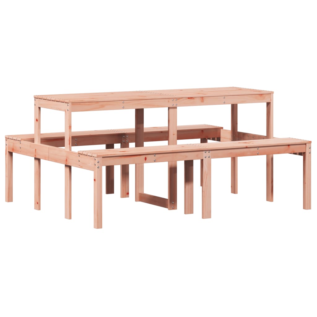 Iškylų stalas, 160x134x75cm, douglas eglės medienos masyvas