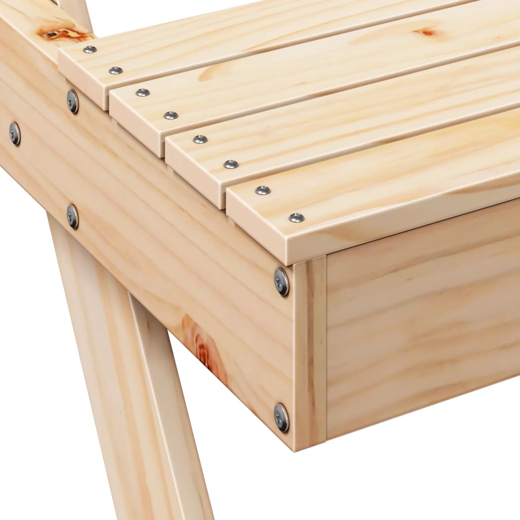 Iškylų stalas, 105x134x75cm, pušies medienos masyvas