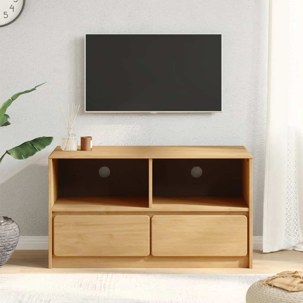 TV skapītis SAUDA, ozols, 99x43x55cm, priede