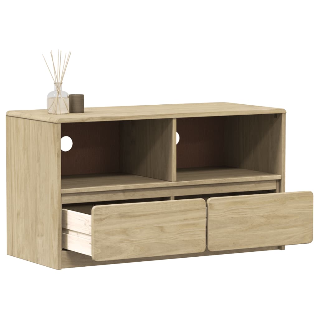 TV skapītis SAUDA, ozols, 99x43x55cm, priede