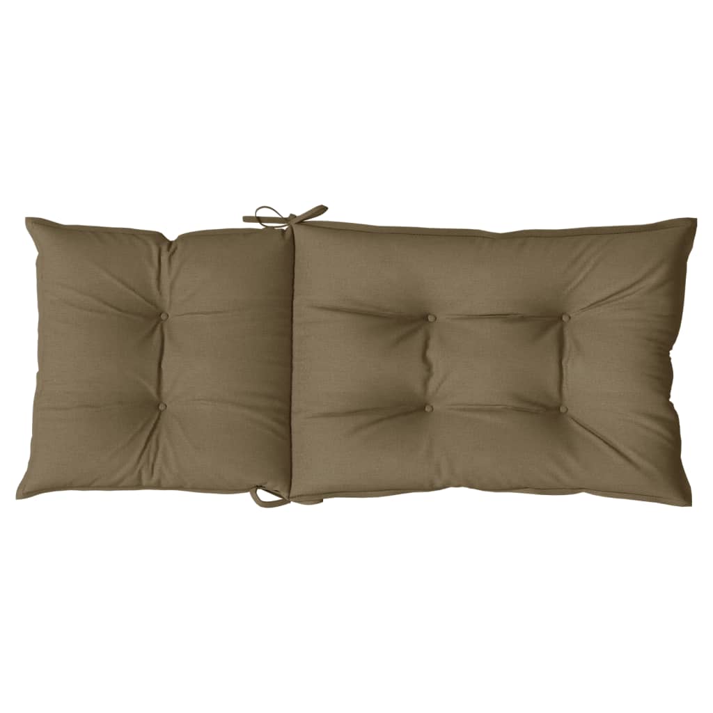 Kėdės pagalvėlės, 2vnt., taupe, 120x50x7cm, audinys