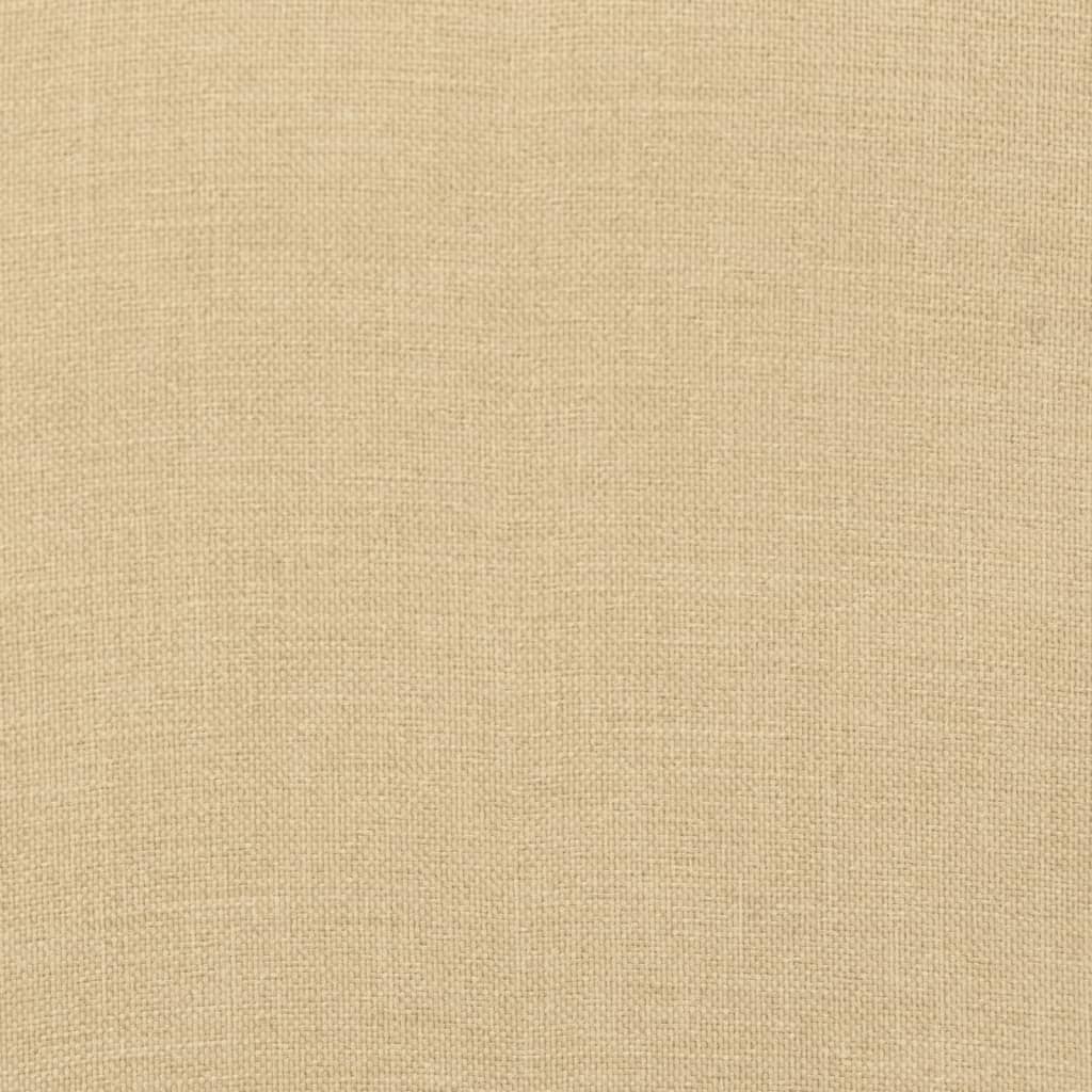 Kėdės pagalvėlės, 4vnt., smėlio, 100x50x7cm, audinys