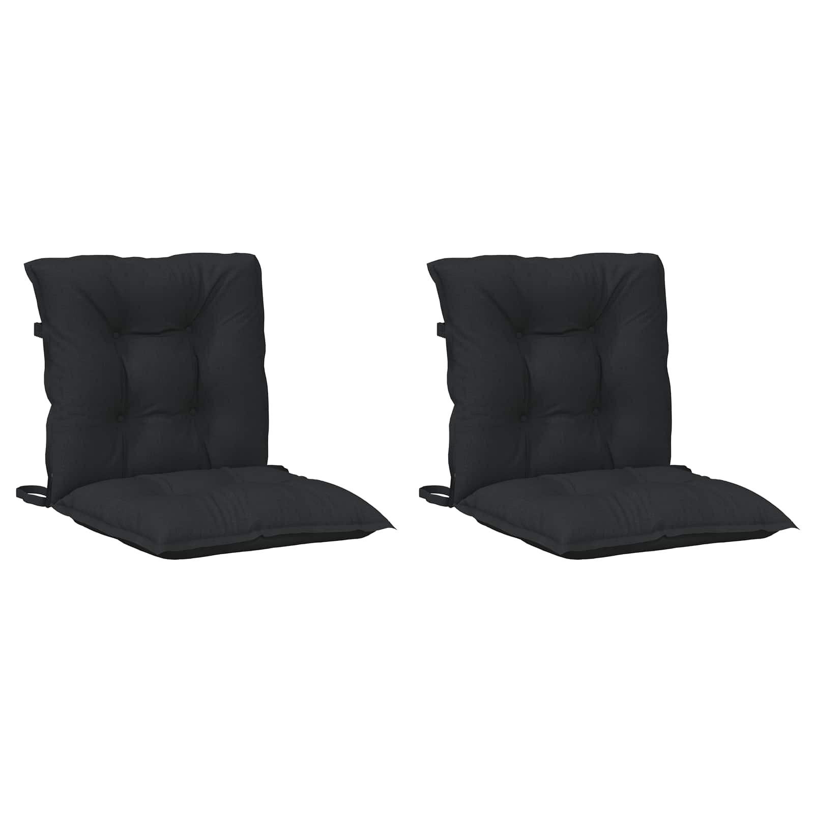 Žemintaško kėdžių pagalvėlės rinkinys 2 pcs Melanas Juodas