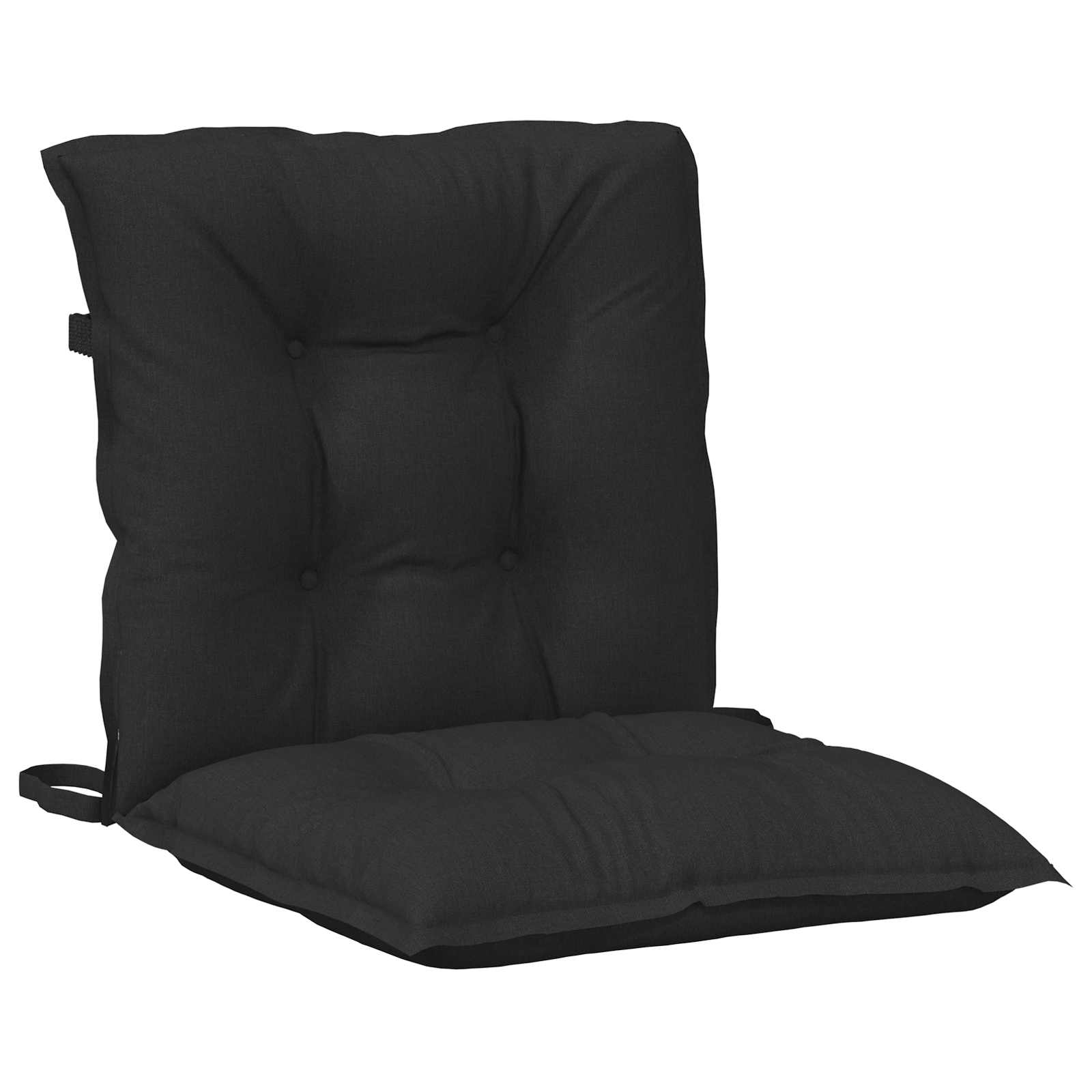 Žemintaško kėdžių pagalvėlės rinkinys 2 pcs Melanas Juodas