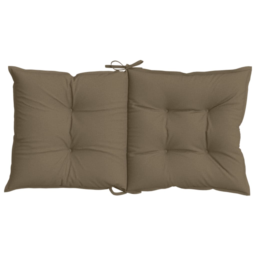 Kėdės pagalvėlės, 4vnt., taupe, 100x50x7cm, audinys