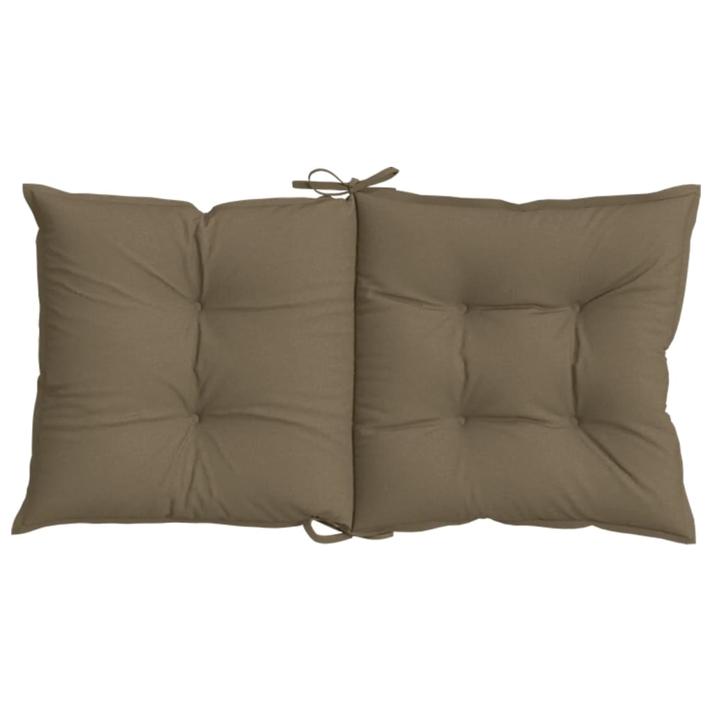 Kėdės pagalvėlės, 6vnt., taupe, 100x50x7cm, audinys