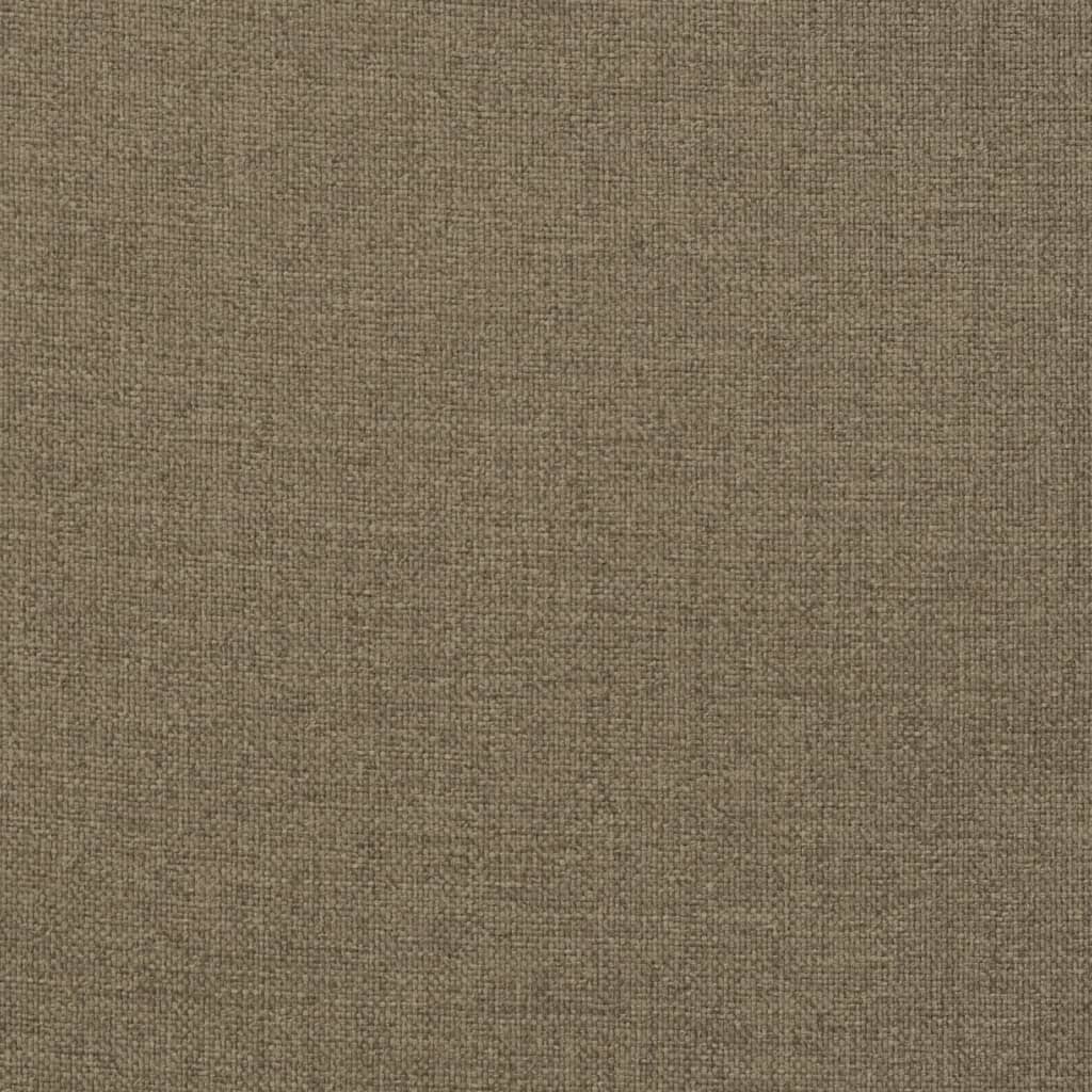 Kėdės pagalvėlės, 6vnt., taupe, 100x50x7cm, audinys