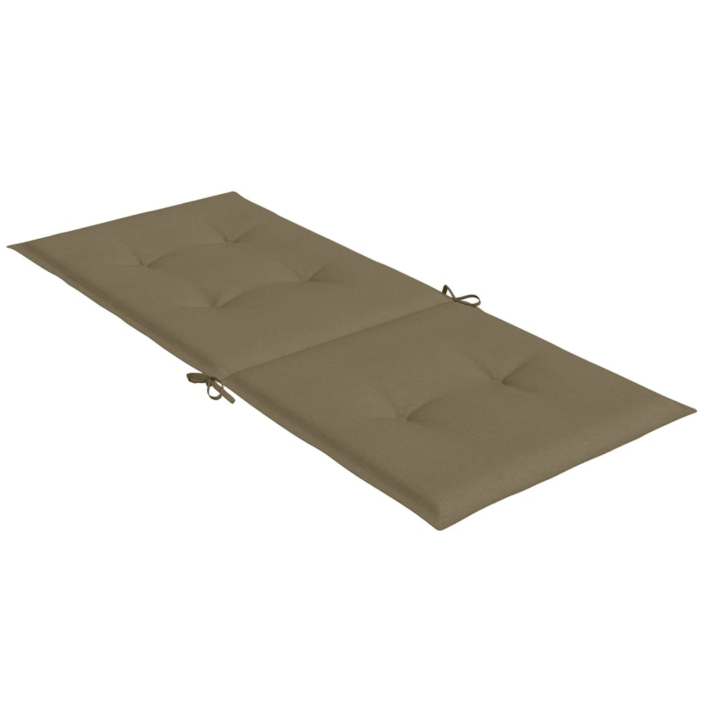 Kėdės pagalvėlės, 2vnt., taupe, 120x50x4cm, audinys