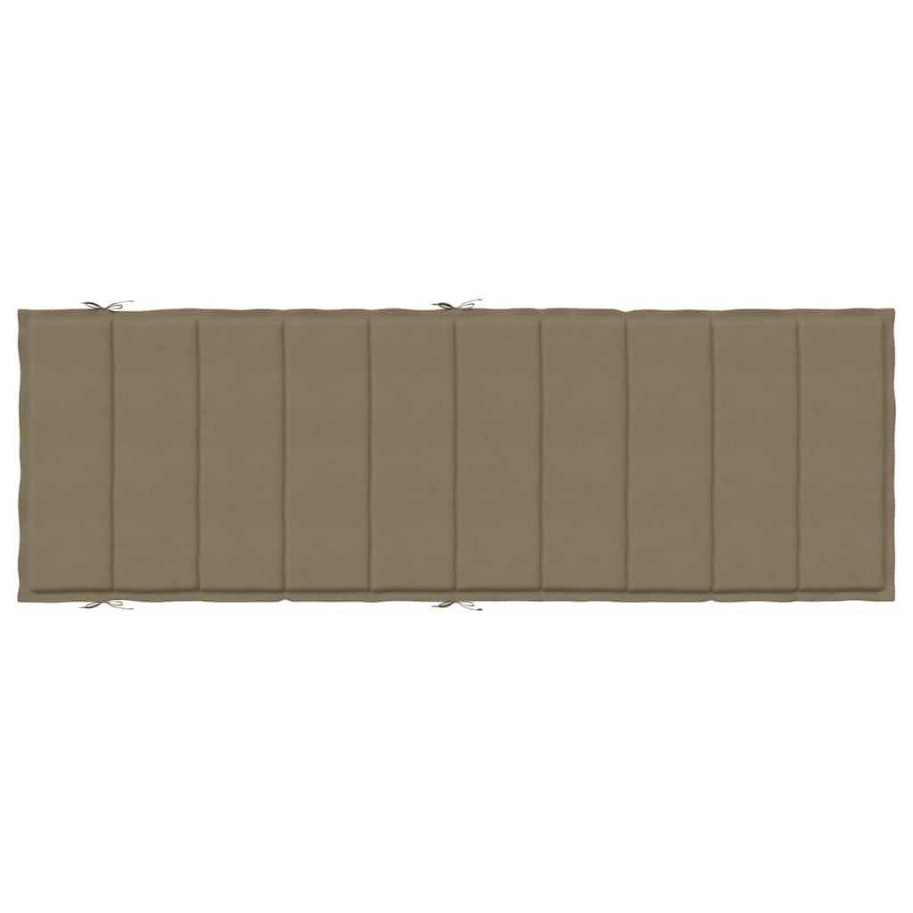 Saulės gulto čiužinukas, taupe, 186x58x4cm, audinys