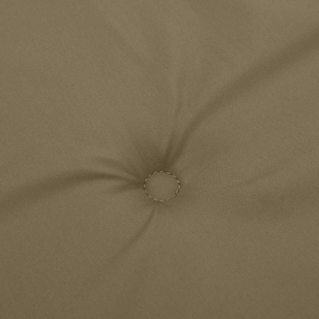 Terrace chair cushion, taupe, (75+105) x 50 x 4cm, fabric