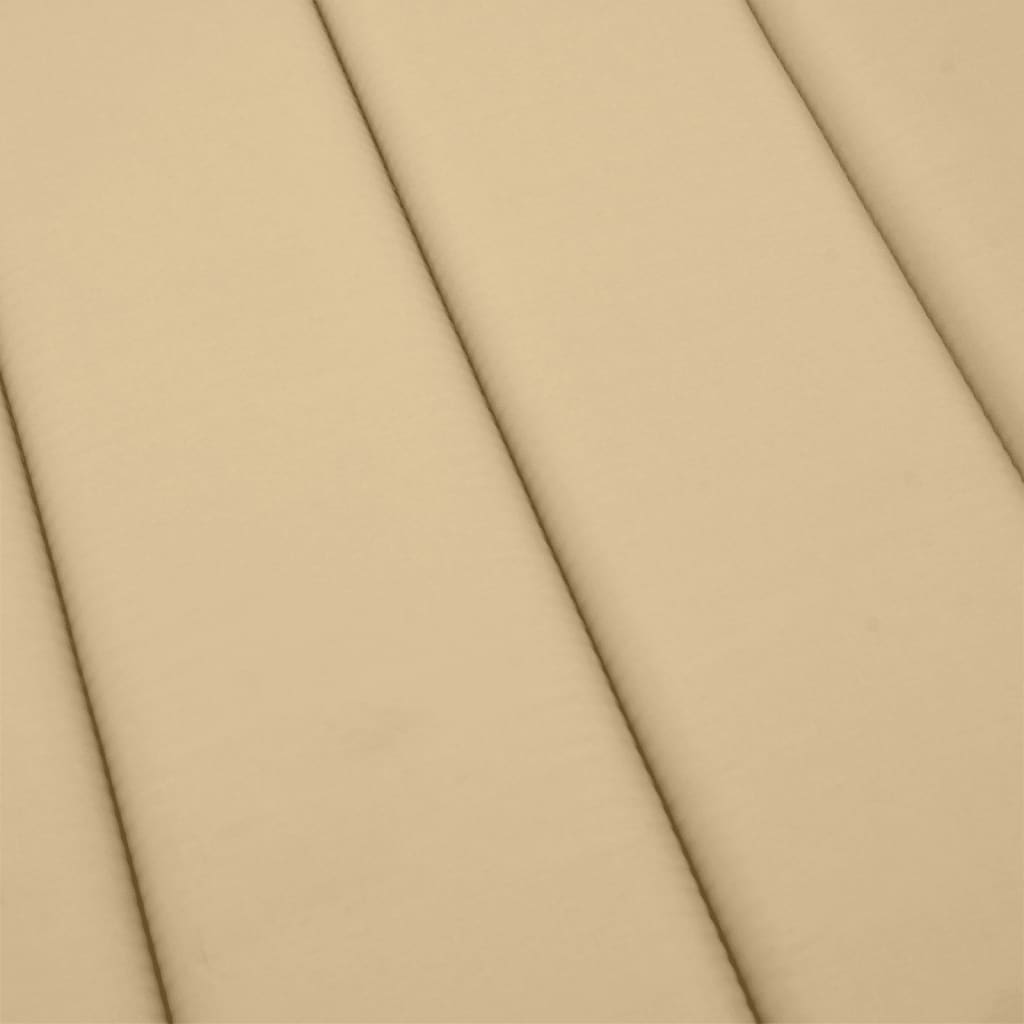 Saulės gulto čiužinukas, smėlio, 200x70x4cm, audinys